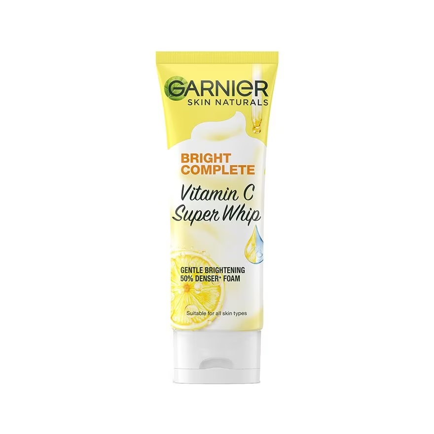 Garnier Vitamin C Super Whip Gentle Brightening 50% Denser + Foam (100ML)