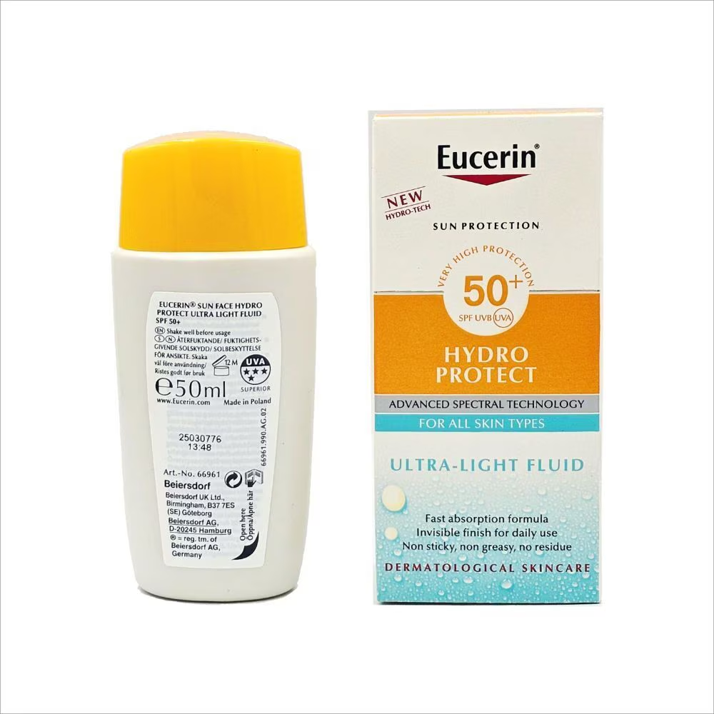 Eucerin Sun Protection 50+ SPF UVB Hydro Protect Ultra Light Fluid (50ML)