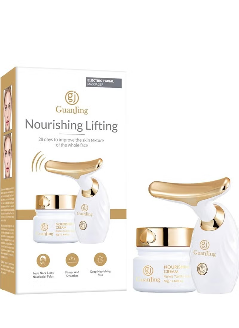 GuanJing Nourishing Lifting Cream (50gr) & Electric Facial Massager