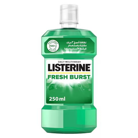 Listerine Fresh Burst Mouthwash (250ML)