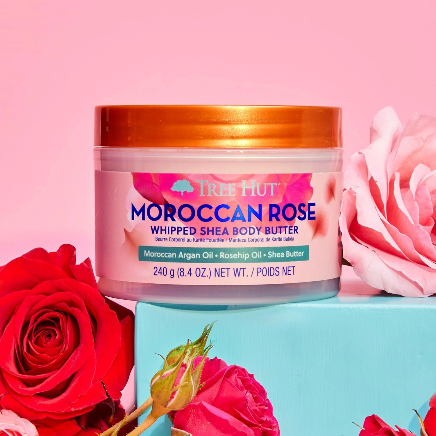 Tree Hut Moroccan Rose Whipped Shea Body Butter (240gr)