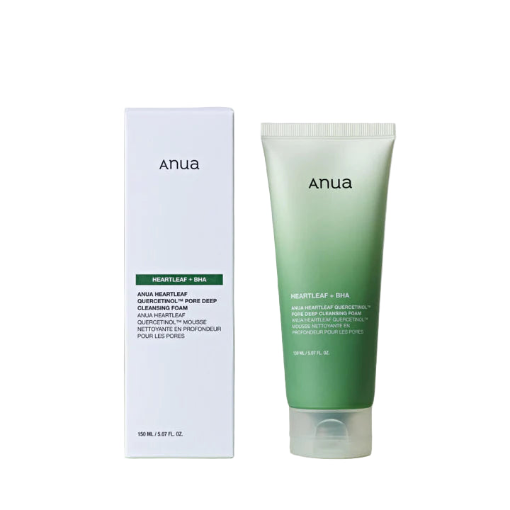 Anua Heartleaf + BHA Quercetinol Pore Deep Cleansing Foam (150ML)