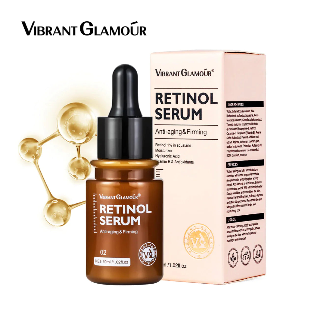 Vibrant Glamour Retinol Serum Anti-Aging & Firming (30ML)