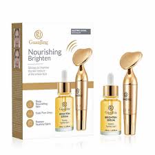 GuanJing Nourishing Brighten Serum (40ML) & Electric Facial Massager