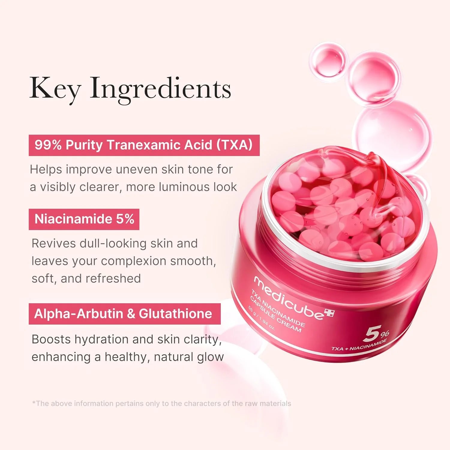 Medicube TXA Niacinamide Capsule Cream (55gr)