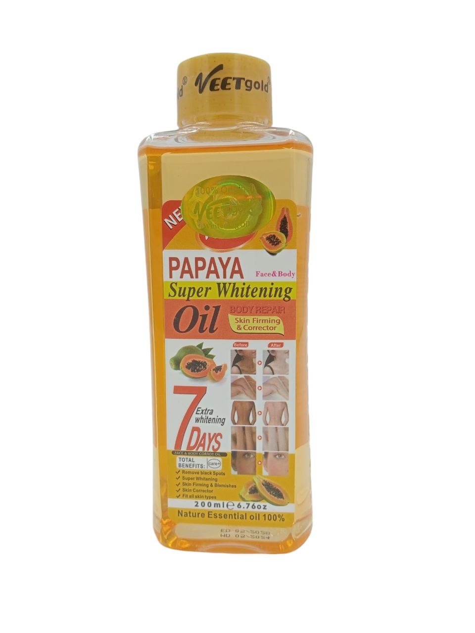 Veet Gold Papaya Super Whitening Body Oil