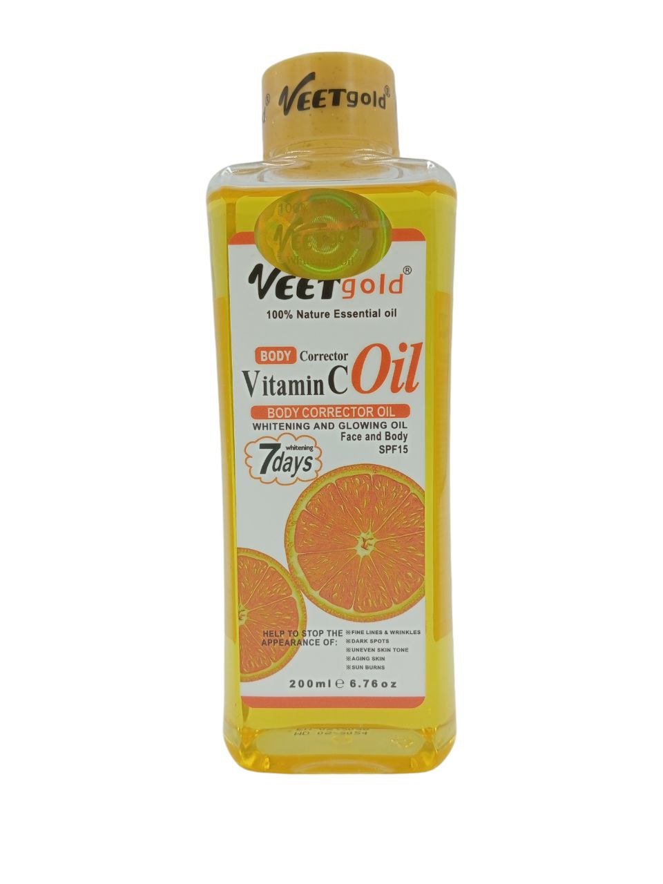 Veet Gold Vitamin C Body Corrector Oil