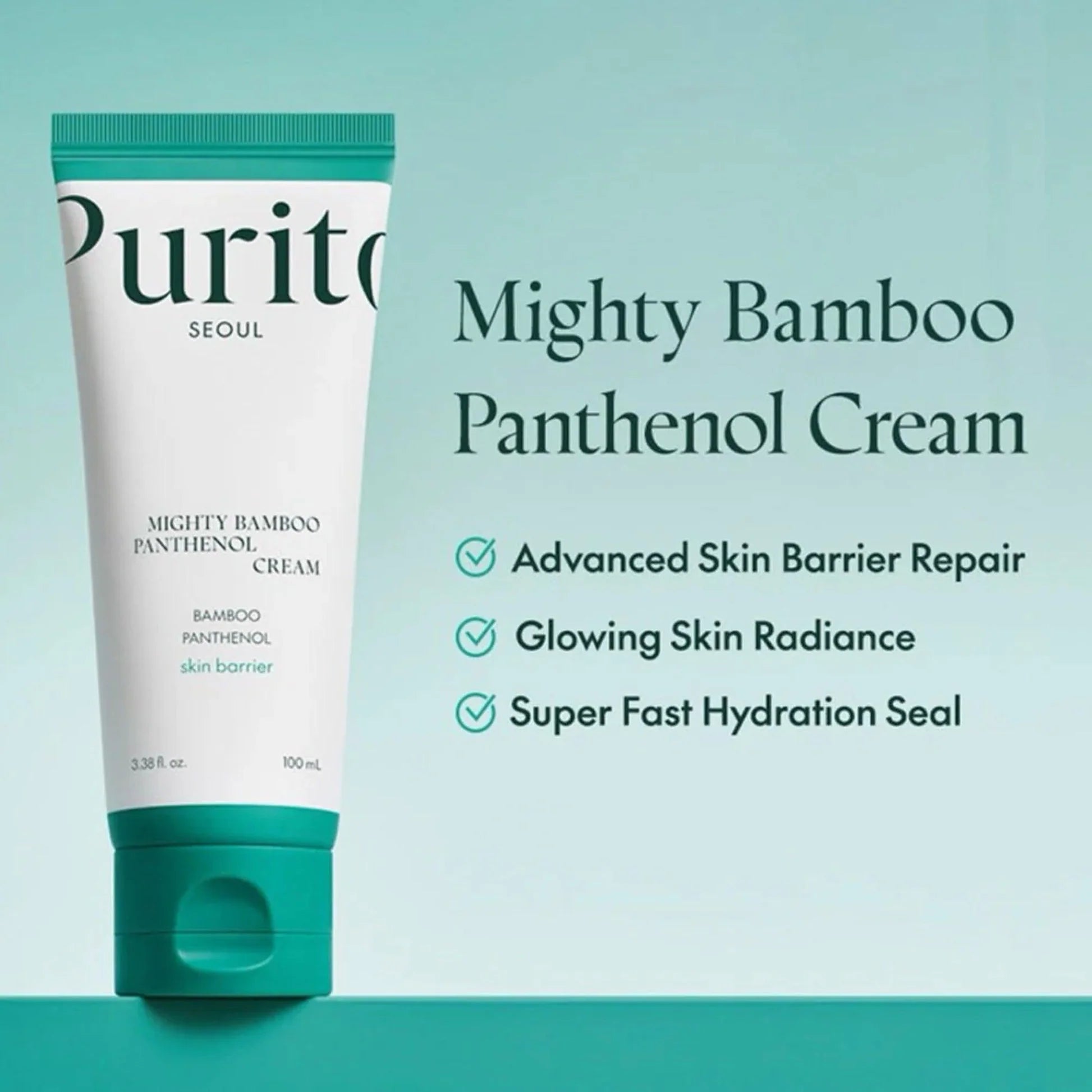 Purito Seoul Mighty Bamboo Panthenol Cream Moisturizing Facial Cream (100ML)