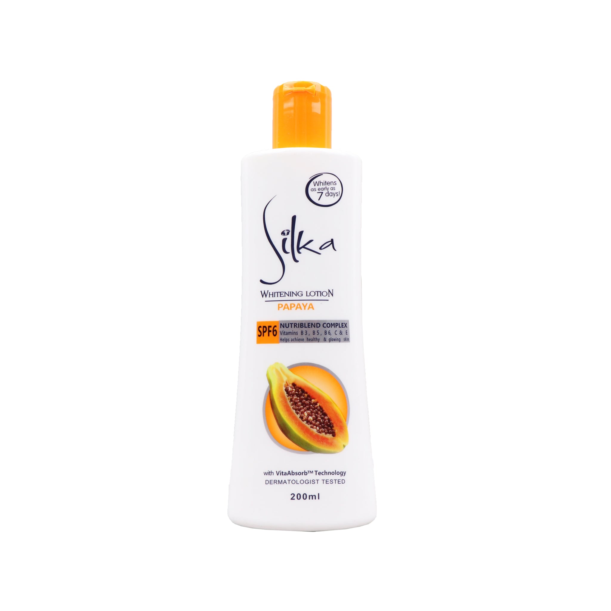 Silka Whitening Lotion Papaya SPF6