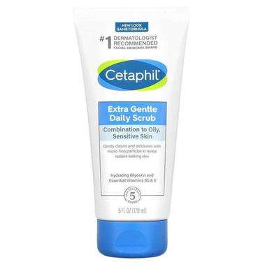 Cetaphil Extra Gentle Daily Scrub Combination to Oily, Sensitive Skin (178ML)