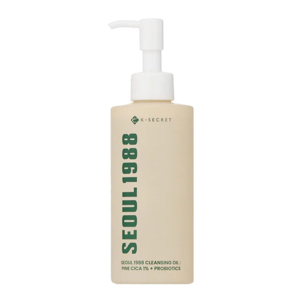 K-Secret Seoul 1988 Cleansing Oil Pine CICA 1% + Probiotics (200ML)