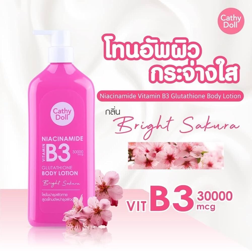Cathy Doll Niacinamide Vitamin B3 Glutathione Body Lotion (450ML)