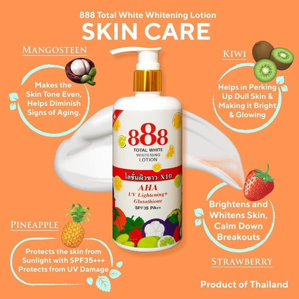 Total White 888 Whitening Lotion (250ML)