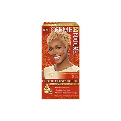 Creme Of Nature Light Golden Blonde 9.23 Exotic Shine Hair Color